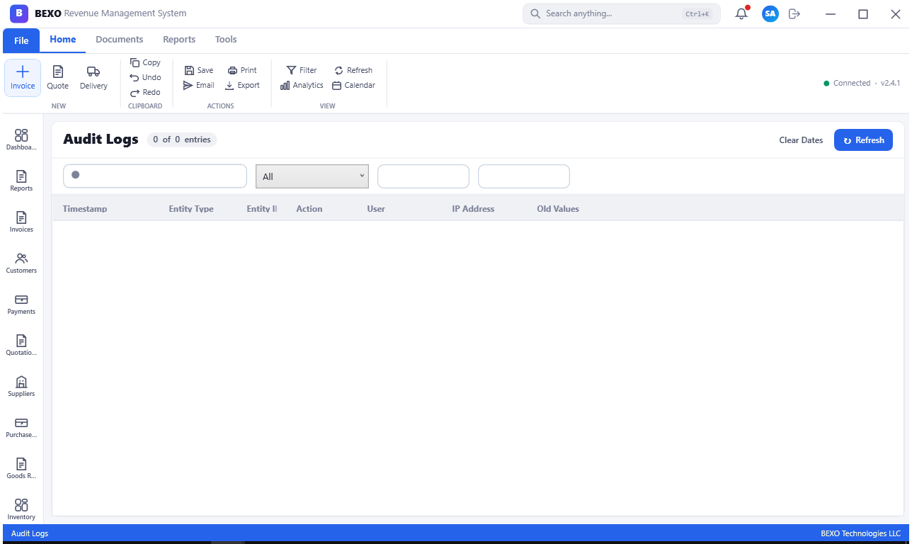 Audit Logs