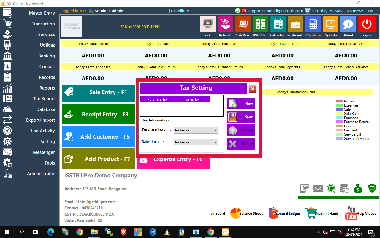 Tax Setting