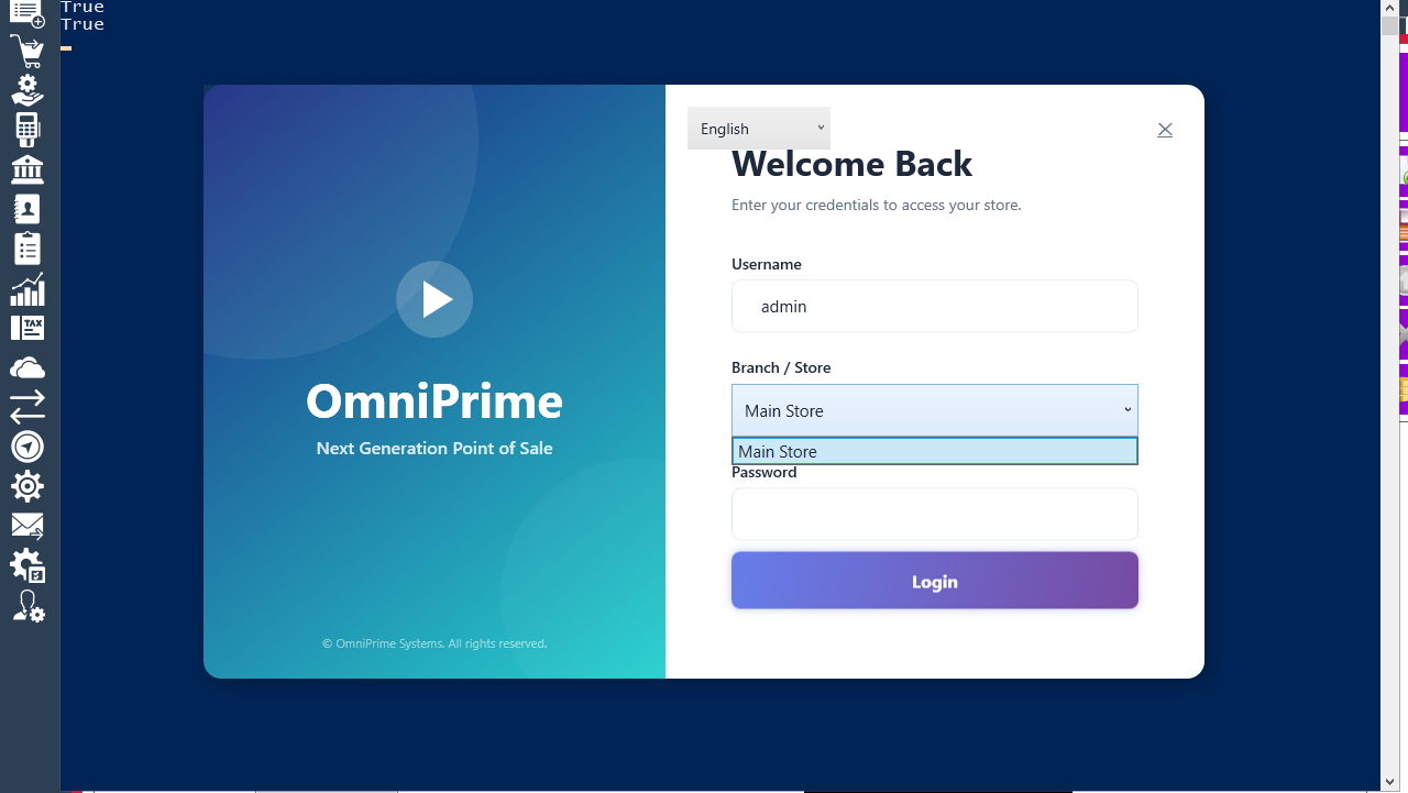 Step 5 — store selected