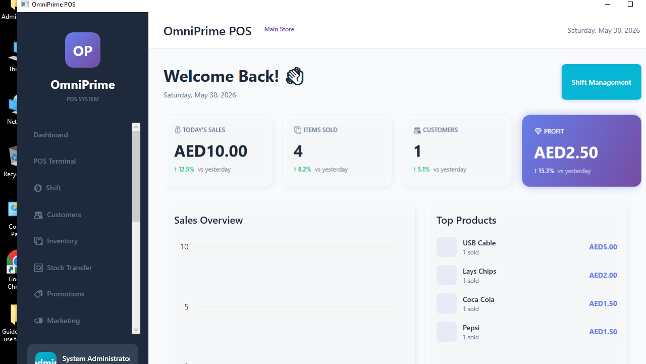 Step 3 — quick actions