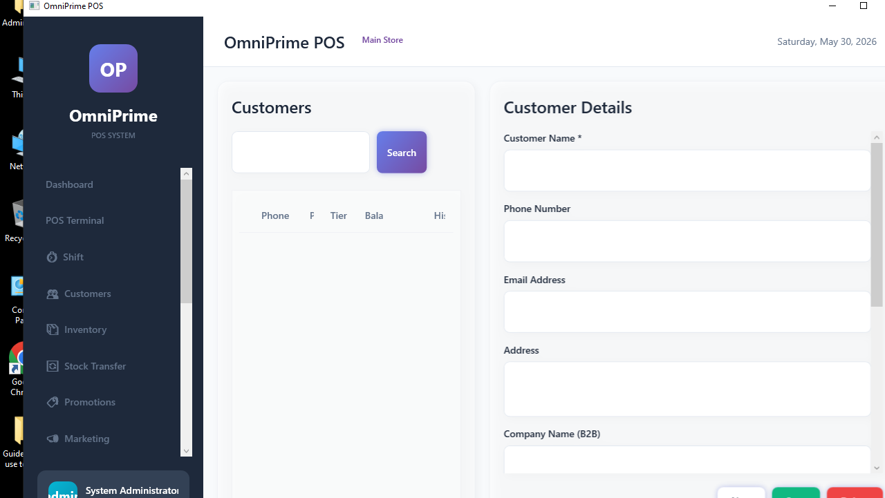 Step 1 — customers